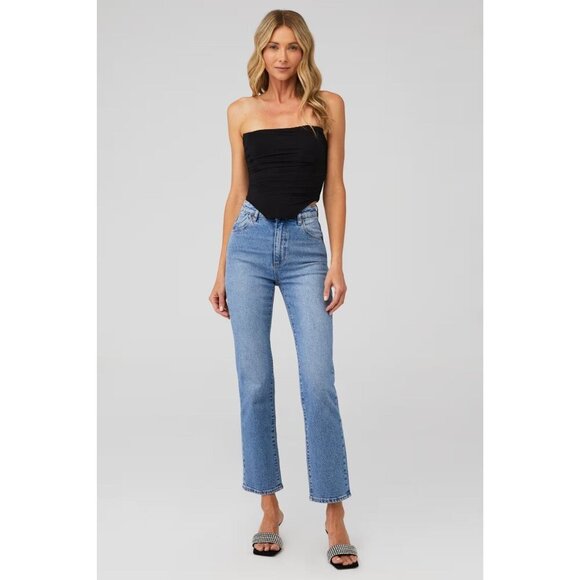 Steve Madden Dahlia Corset Top in Black Small Womens Bustier Tank - Picture 12 of 12